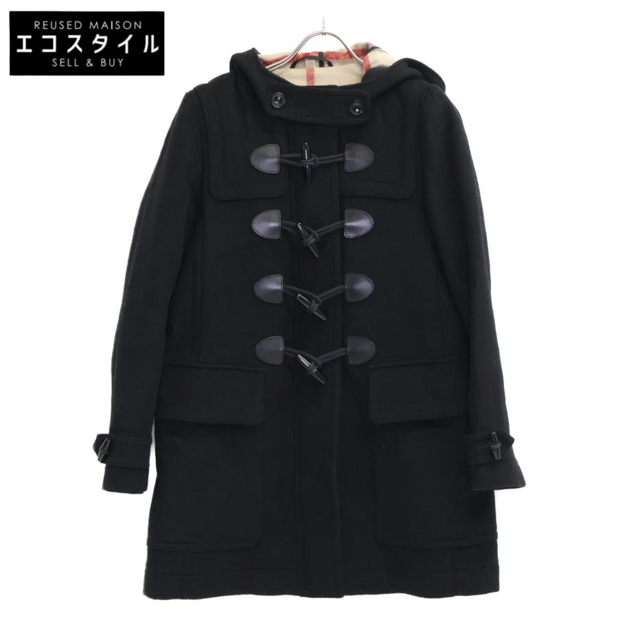 BURBERRY BRIT バーバリーブリット 3915587 ブラック ウール ダッフル