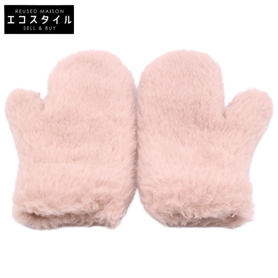 美品 Max Mara マックスマーラ テディベア ミトン / 手袋 グローブ S
