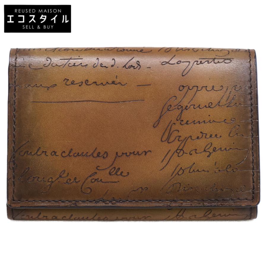 新品未使用 berluti ベルルッティ インブイア スクリットレザー