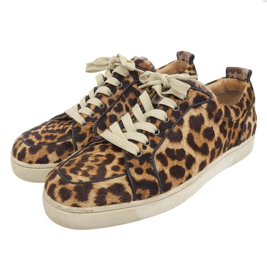 Christian Louboutin（クリスチャンルブタン） 美品 レオパード ハラコ