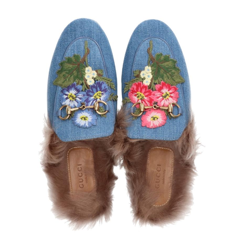 GUCCI（グッチ） プリンスタウン フラワーエンブロイダリー デニム