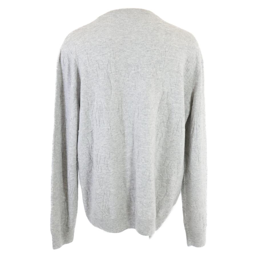 HERMES エルメス カシミヤ100％ エンボス加工 プルオーバー ニット