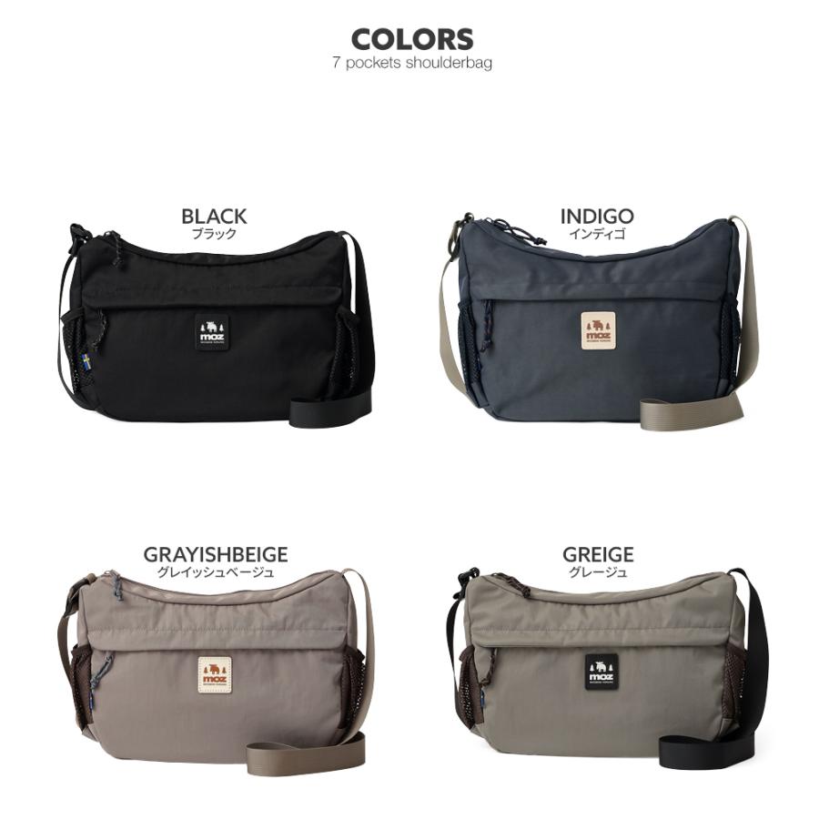 公式】モズ バッグ ショルダーバッグ 斜め掛け 軽量 軽い リフレクター