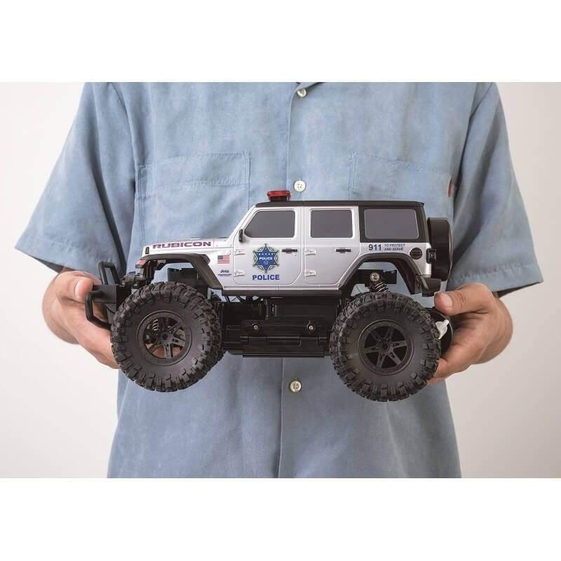 1/18 ジープラングラールビコン ポリス ラジオコントロール トイザらス