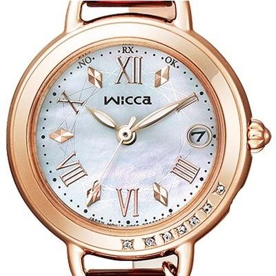 wicca（ウィッカ） KL0-863-11 ソーラーテック電波時計 白蝶貝文字板