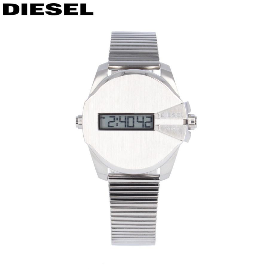 DIESEL ディーゼル腕時計 メンズ クオーツ デジタル ステンレス メタル
