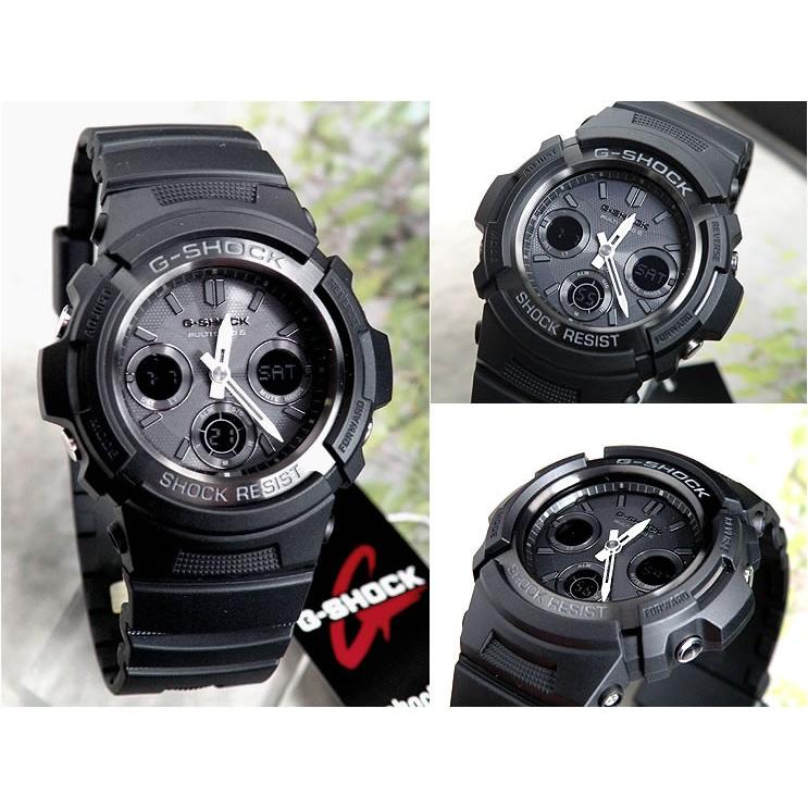 G-SHOCK Gショック ジーショック 電波ソーラー AWG-M100B-1A 黒 BASIC