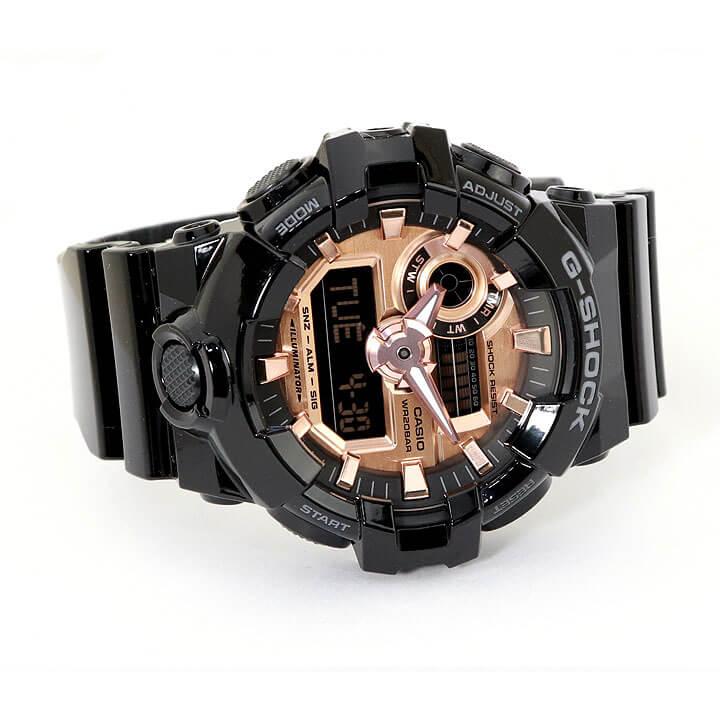 G-SHOCK Gショック CASIO カシオ BLACK&ROSE GOLD メンズ 腕時計 黒