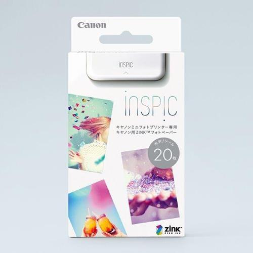 キヤノン（Canon） iNSPiC インスピック 用ZINKフォトペーパー 20枚