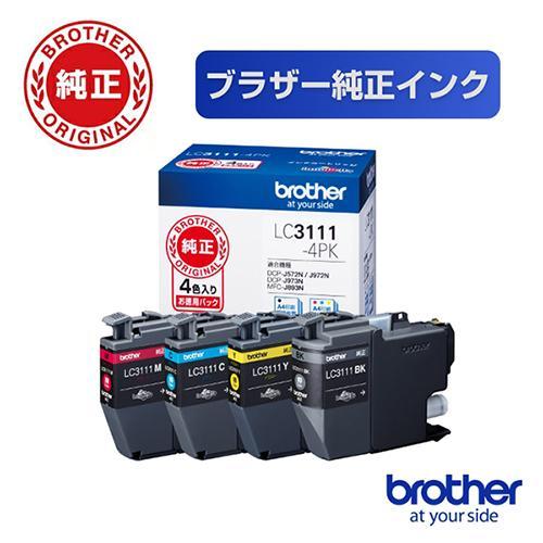 ブラザー工業 ブラザー(brother) LC3111-4PK 純正 インクカートリッジ