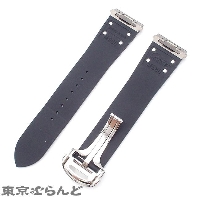 Cartier（カルティエ） サントス LM用 純正 替え ベルト ブラック