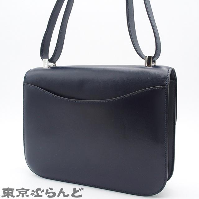HERMES（エルメス） コンスタンス 23 〇H刻印 ネイビー シルバー金具