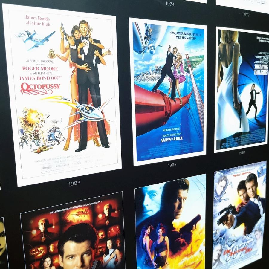 007 オールシリーズ 映画ポスター US版 24×36インチ (61×91.5cm) us1