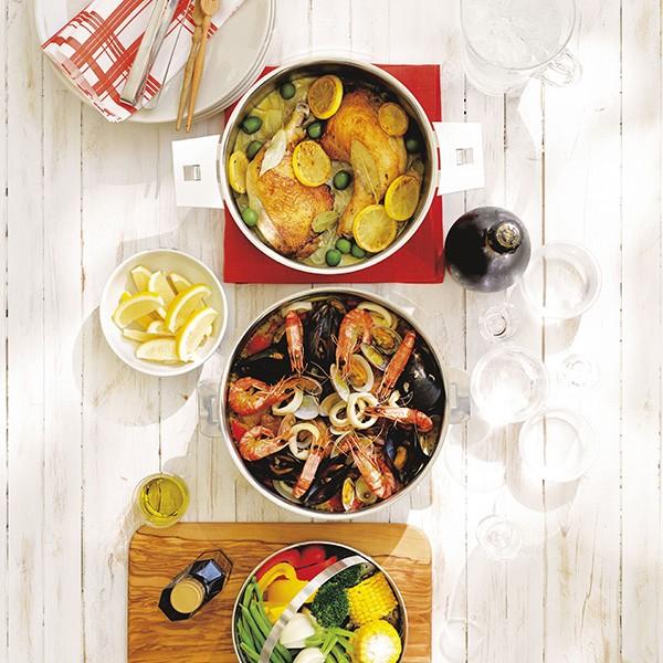 CRISTEL クリステル鍋 クッキングバスケット 両手鍋深型24cm用 CB24