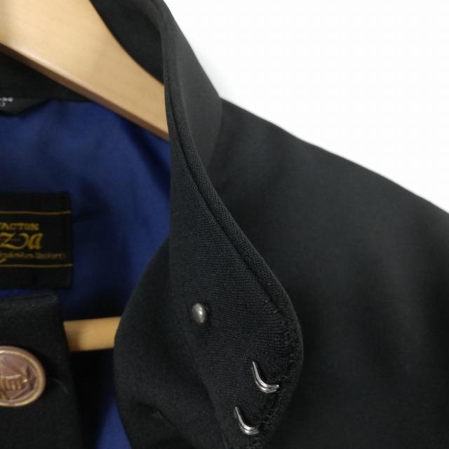 学生服 学ラン 180 男子 上着 変形学生服 詰襟 カシドス 黒 中古