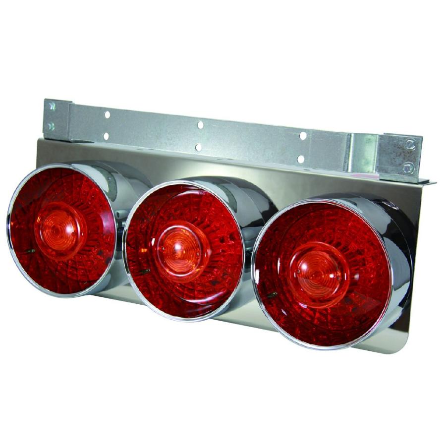 ジェットイノウエ JET 525301 丸型3連テールランプ大型 24V リレー付 R