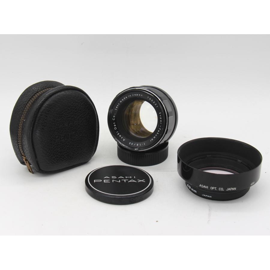 ペンタックス Pentax Super Takumar 1:1.8 55mm 初期型 フード付