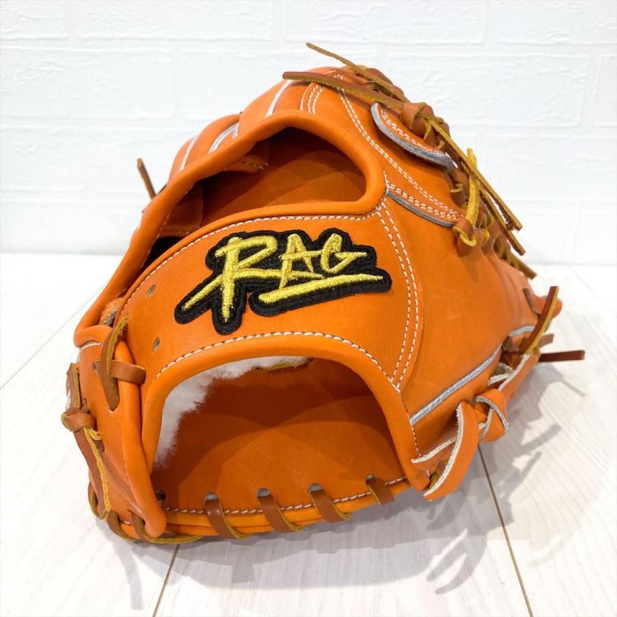 RAG de Lion ラグデリオン 硬式グラブ 外野手用 SAT-01 オレンジ L（右