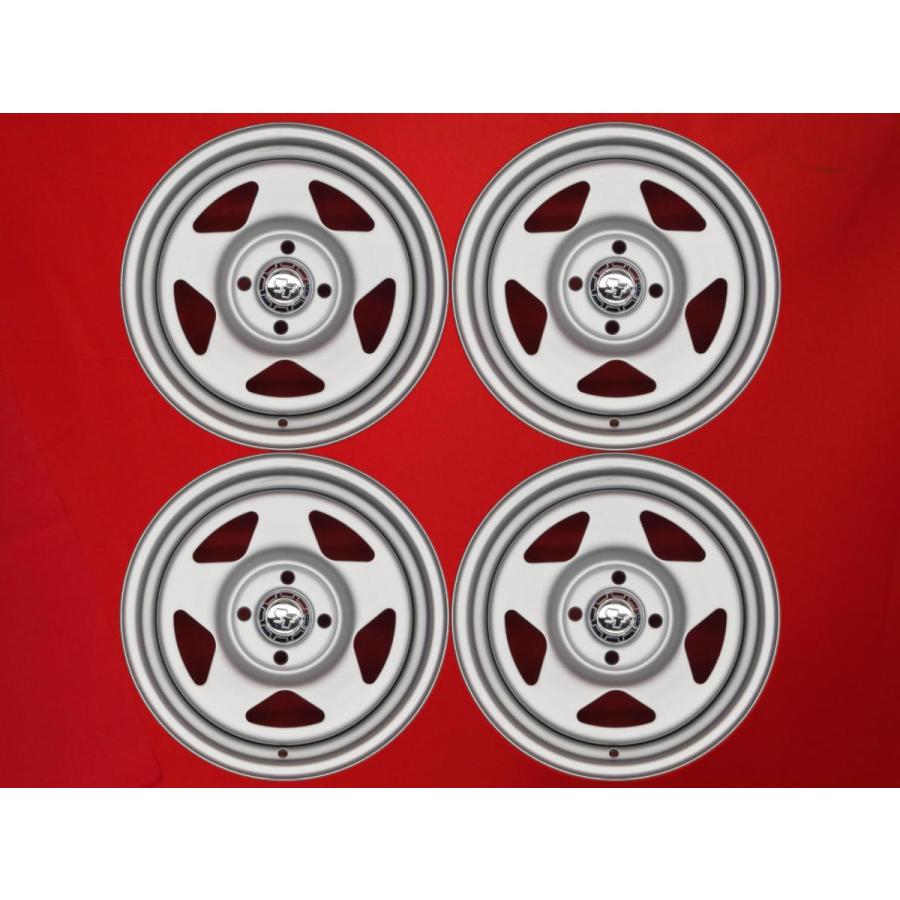 TTA スチール (ライン無) ホイール 4本 6J-14 PCD100 4穴 +20 ハブ68