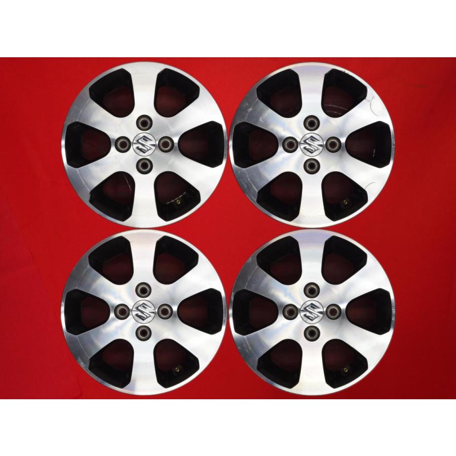 激安 4本セット】スズキ ワゴンR MH22S 純正 6スポーク アルミホイール