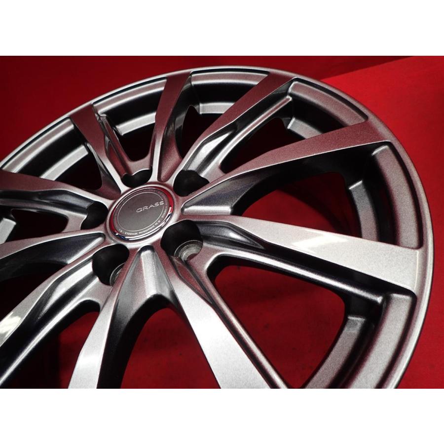 GRASS ZX 中古ホイール 4本 6.5J 16インチ PCD100 5穴 +48 ハブ67