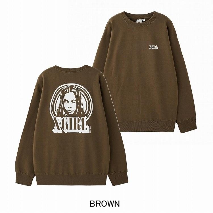 X-girl（エックスガール） スウェットトップス X-girl CIRCLE
