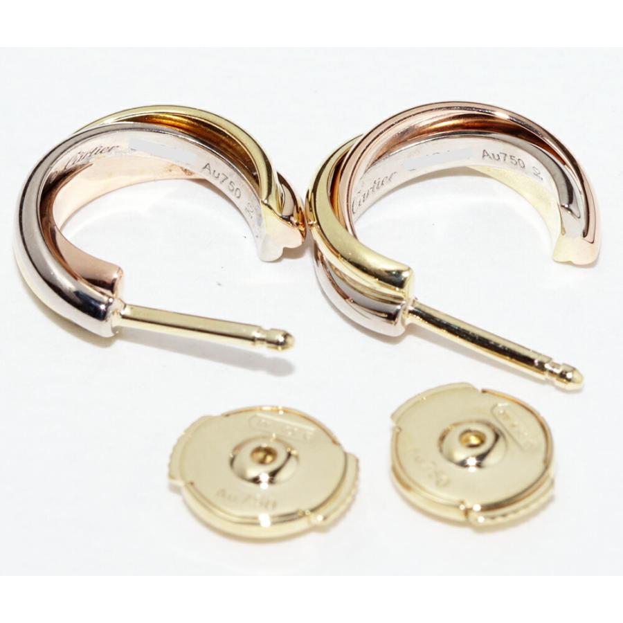 Cartier（カルティエ） ピアス K18YG K18WG K18PG トリニティピアス