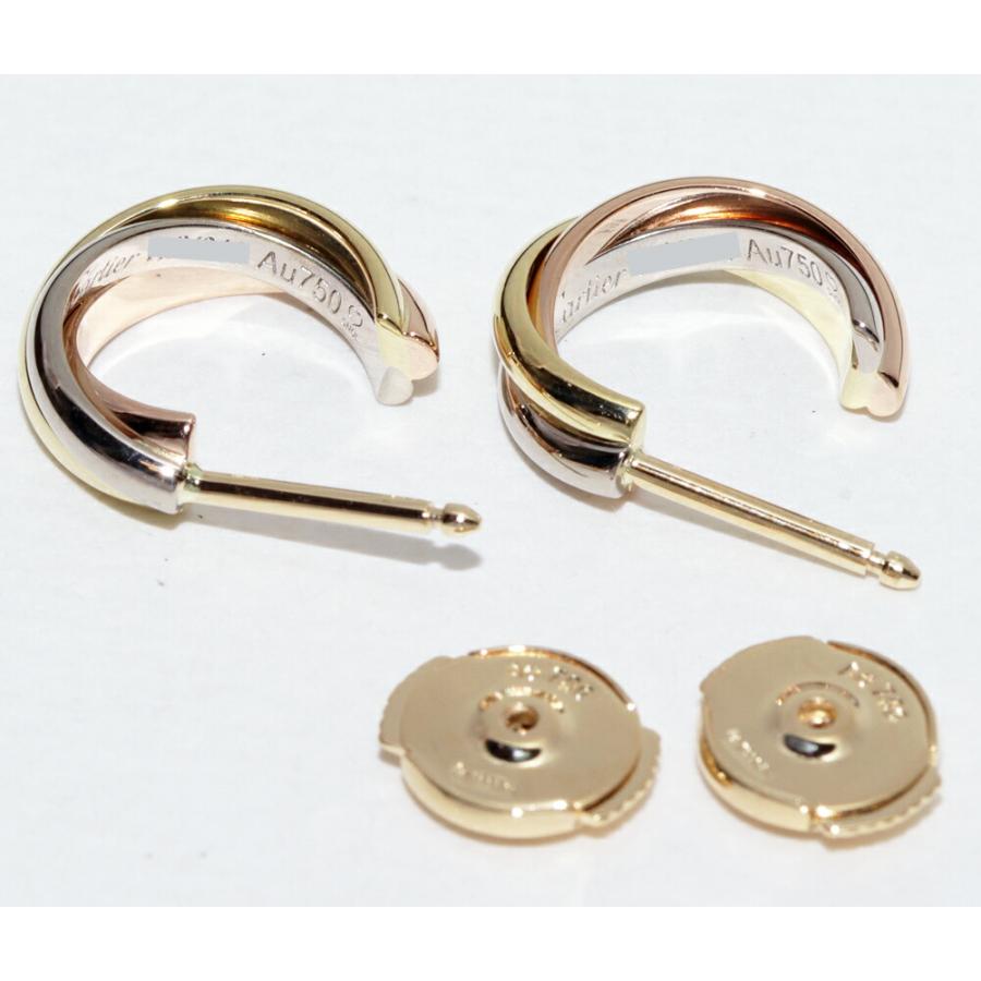 Cartier（カルティエ） ピアス K18YG K18WG K18PG トリニティピアス