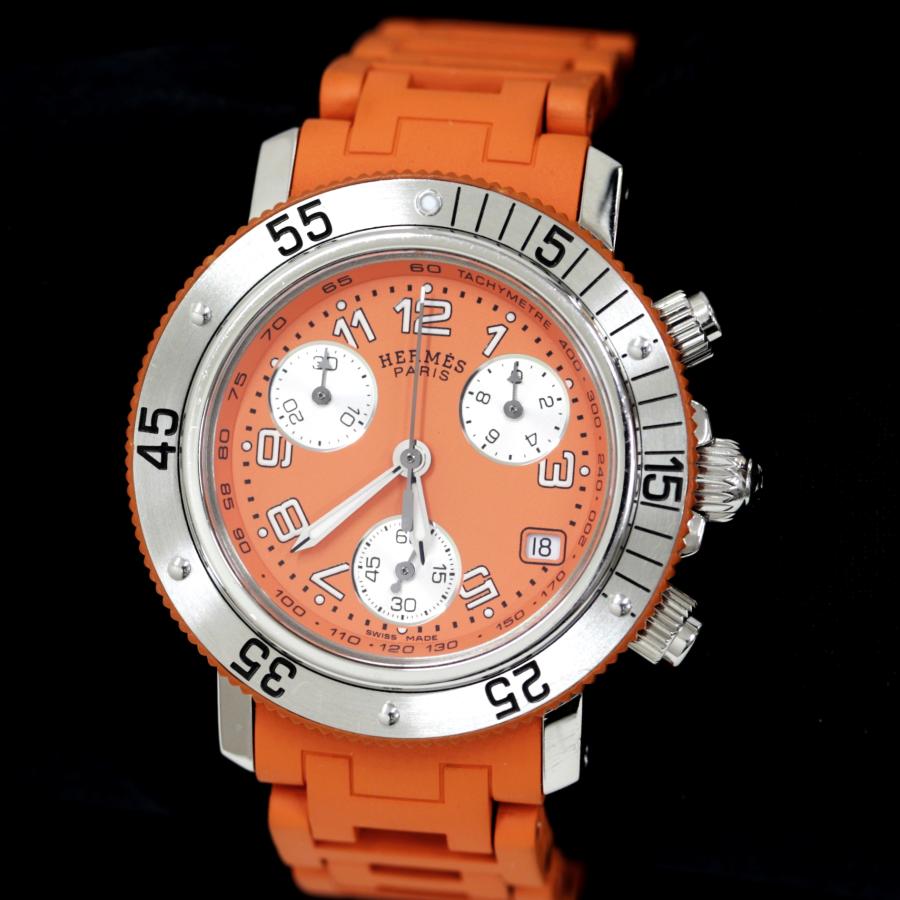 クリッパー（HERMES） エルメス クリッパークロノ CL2.316 腕時計
