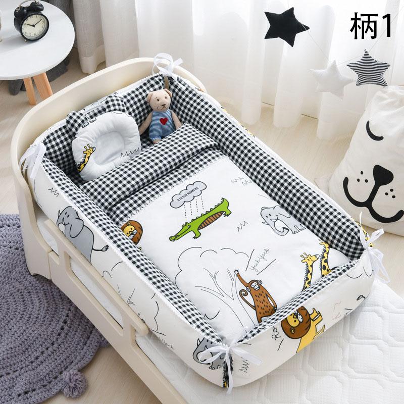 ベビー布団 ベビーベッド布団セット ベッドガード 枕付き 掛布団付き