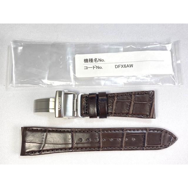 BRIGHTZ DFX6AW SEIKO ブライツ 22mm 純正革ベルト クロコダイル