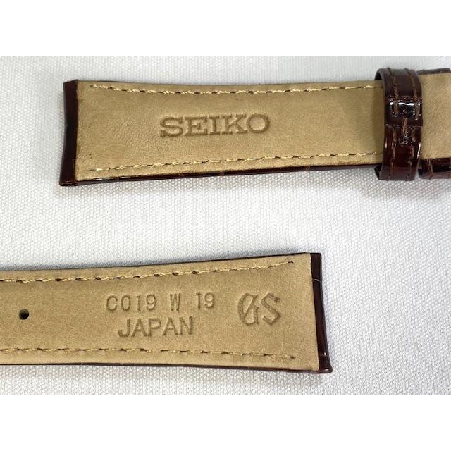 Grand Seiko C01901369 SEIKO グランドセイコー 19mm 純正革ベルト