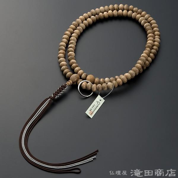 仏壇屋 滝田商店 数珠 曹洞宗 男性用 沈香(じんこう) みかん玉 尺3