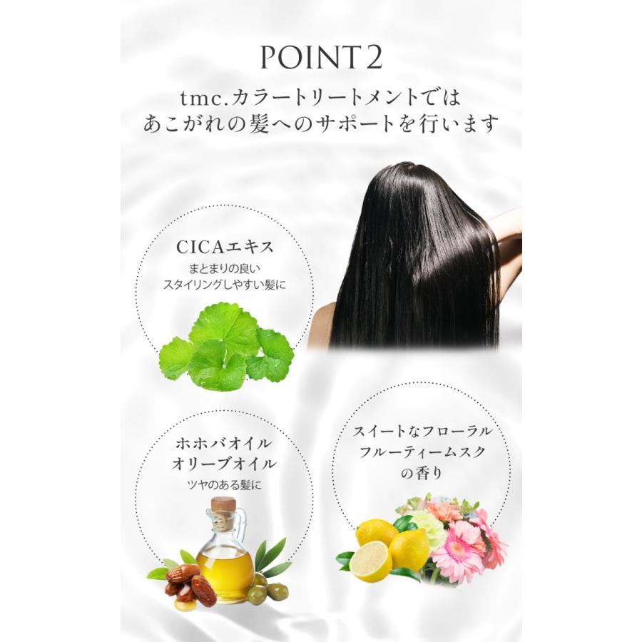 ヘアカラートリートメント ライトブラウン 白髪染め tmc. ツボクサ