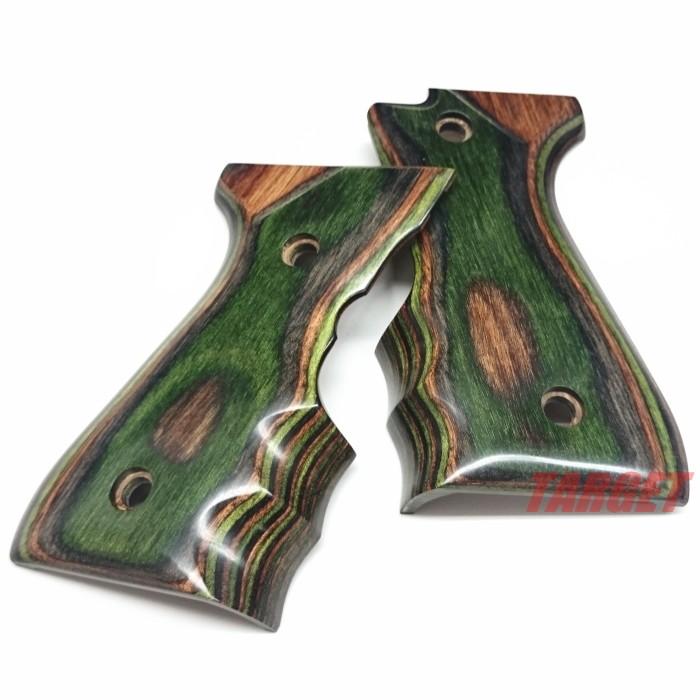 アルタモント ベレッタ M92F用 木製グリップ オーバーサイズ