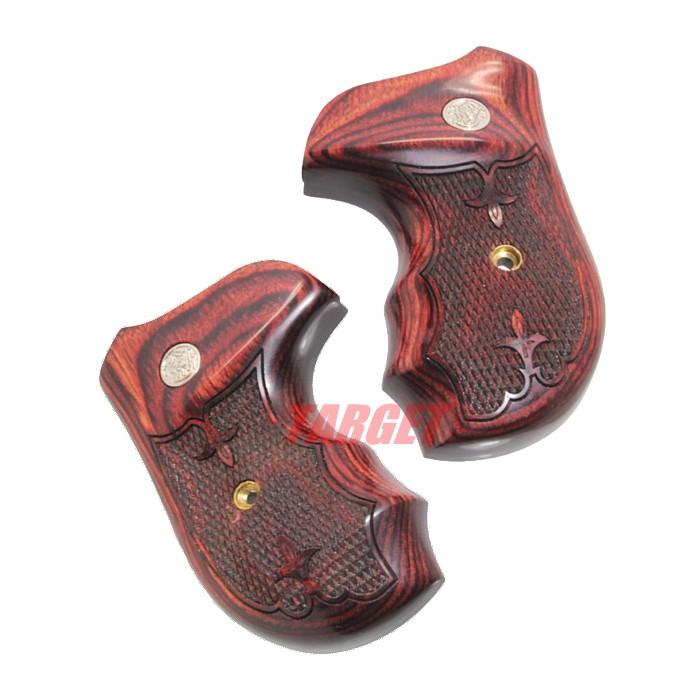 ☆アルタモント S&W Jフレーム ラウンドバット用 木製グリップ