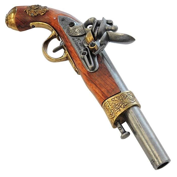 ☆DENIX ナポレオンピストル エンペラーバッジ付 フランス 1063