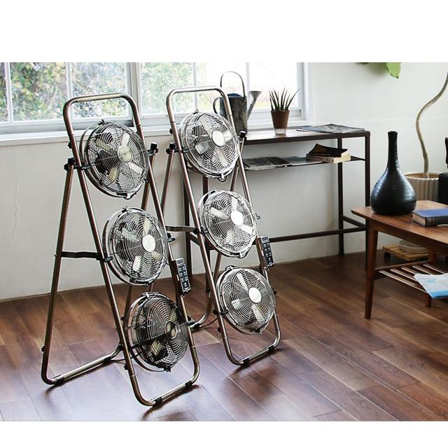 メタルトリプルファン8インチ PR-F034 縦型3連の扇風機