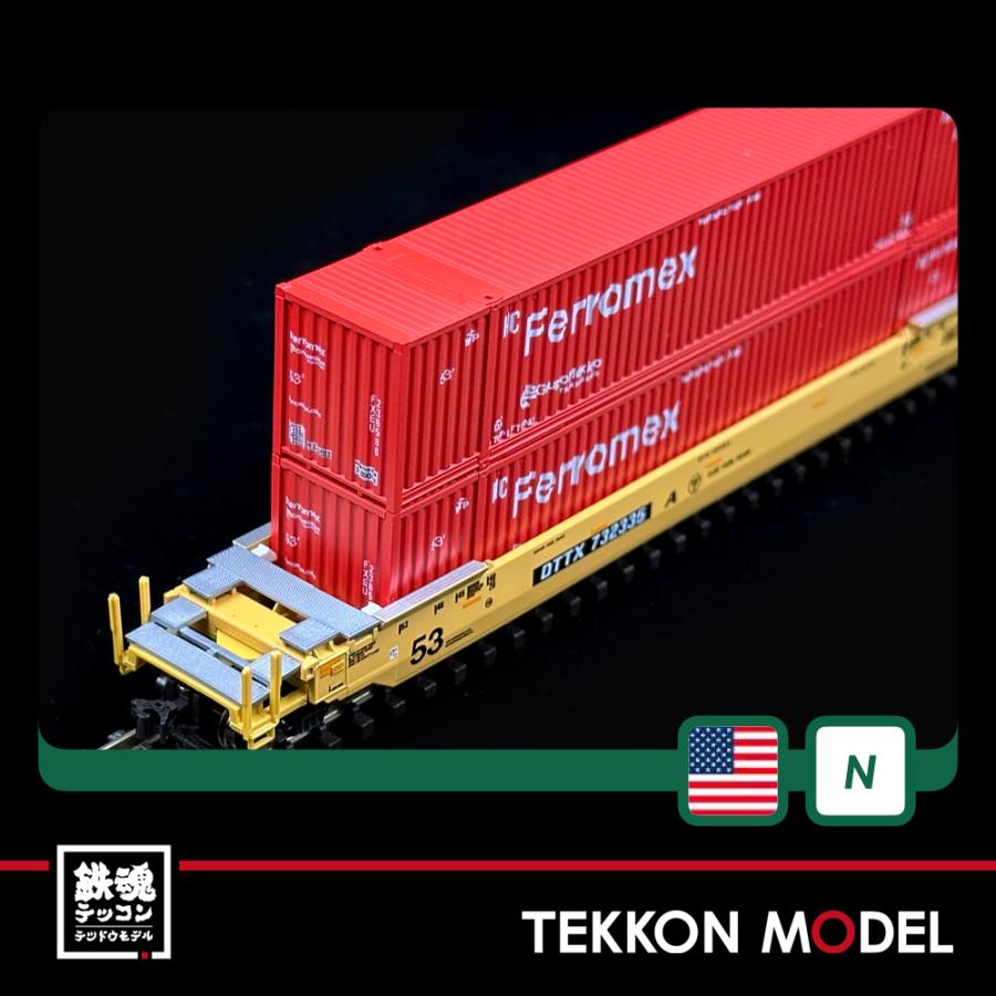 カトー（KATO） Nゲージ KATO USA 106-6188 MAXI-IV TTX 旧ロゴ 3両