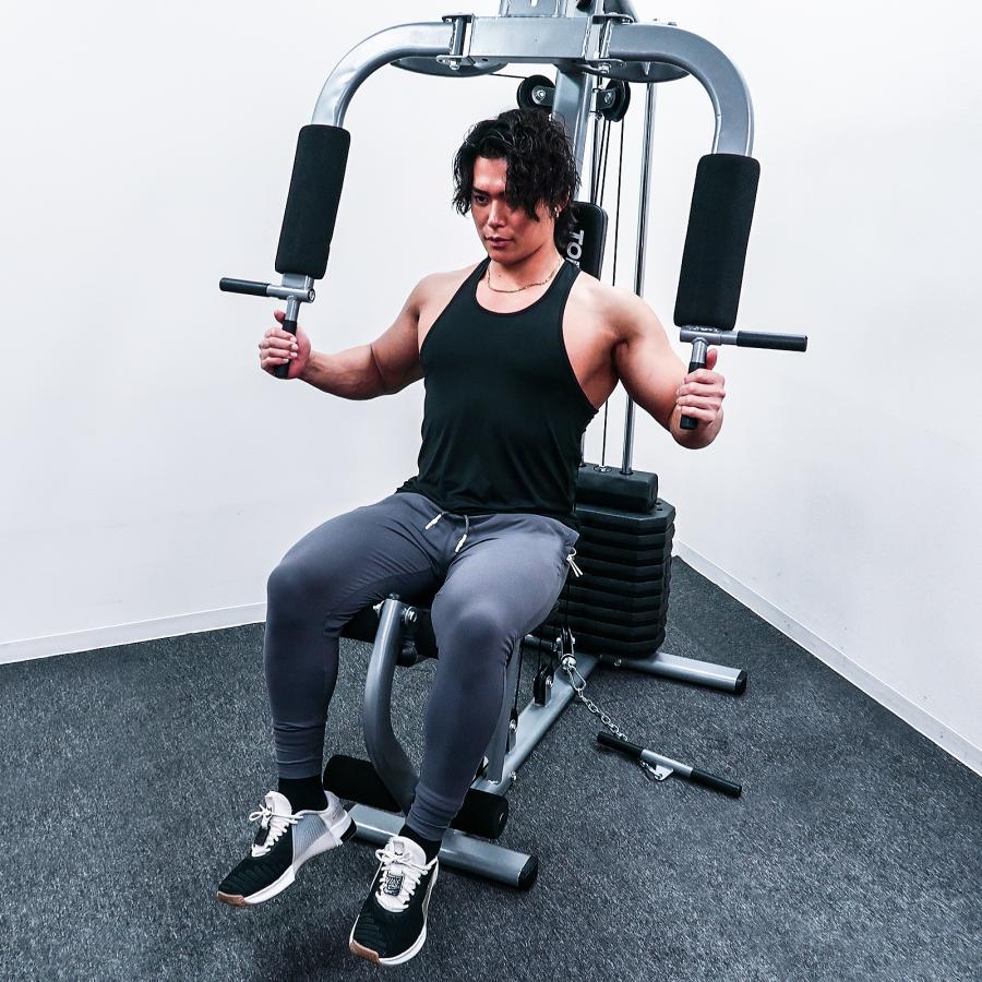 TOP FILM ホームジム トレーニングマシン 自宅 ケーブル 筋トレ