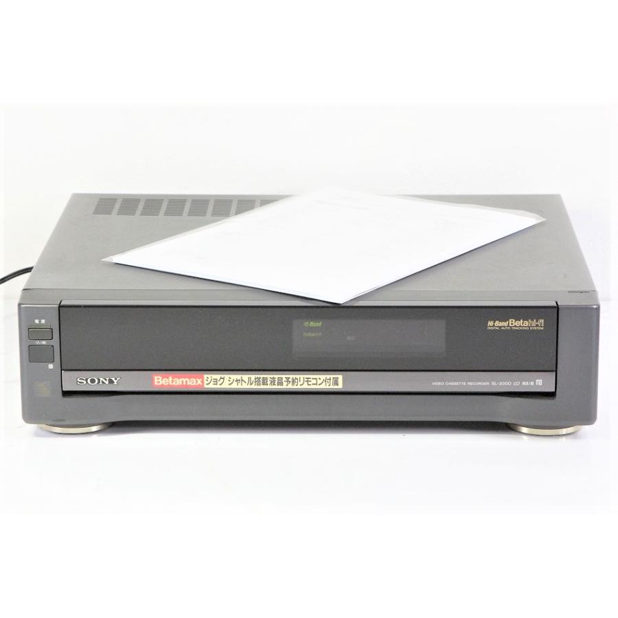 SONY SL-200D Hi-Band Betahi-fi ベータマックスビデオデッキ 【中古
