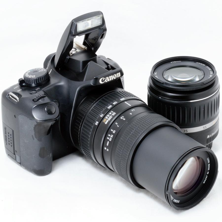 EOS Kiss F キャノン デジタル一眼レフカメラ Canon 18-55mm 55-200mm