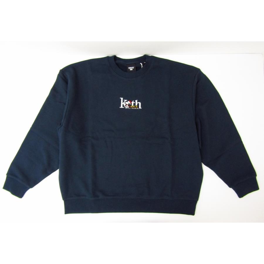 KITH（キス） × Peanuts Serif Crewneck スヌーピー クルーネック