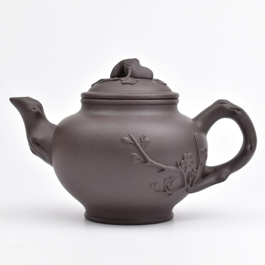 宜興紫砂壺 梅報春（王建英・濃茶） 270ml : 天香茶行・Yahoo店 - 通販