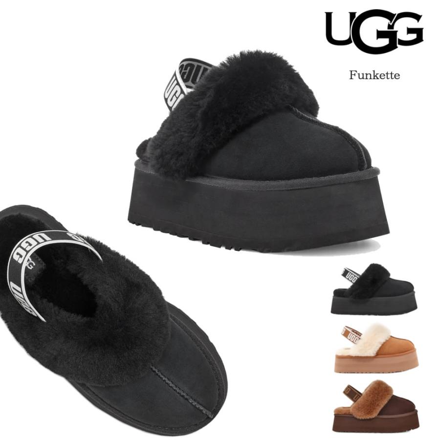UGG（アグ） ファンケット 厚底 スリッポン BLACK CHE BCDR 1113474