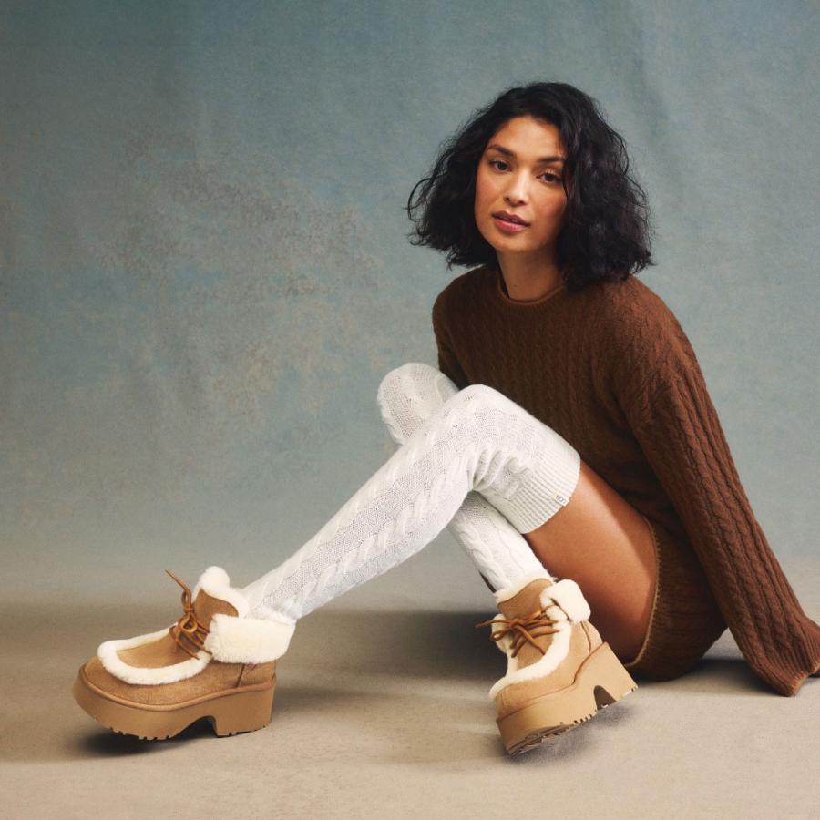 UGG（アグ） レディース ブーツ エスミー レースアップ ブラウン