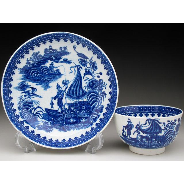 ROYAL WORCESTER ウースター 初期 Fishermanパターン ティーボウル