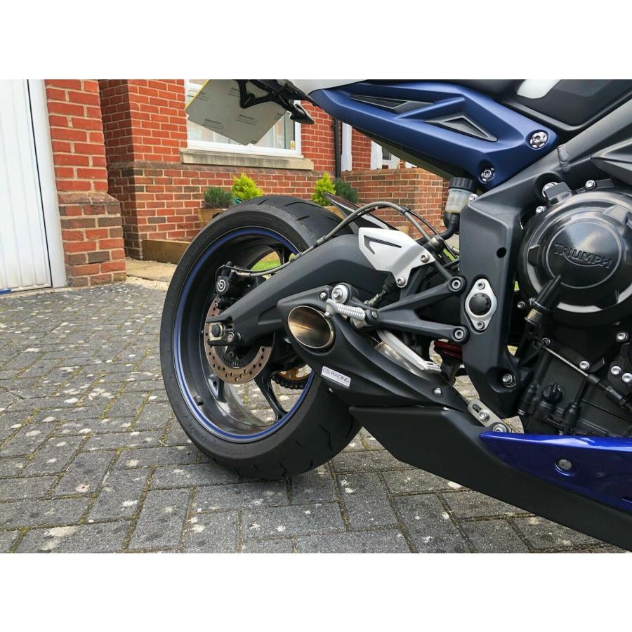 TRIUMPH DAYTONA 675R 13-18年 CS Racing スリップオンマフラー : 輸入