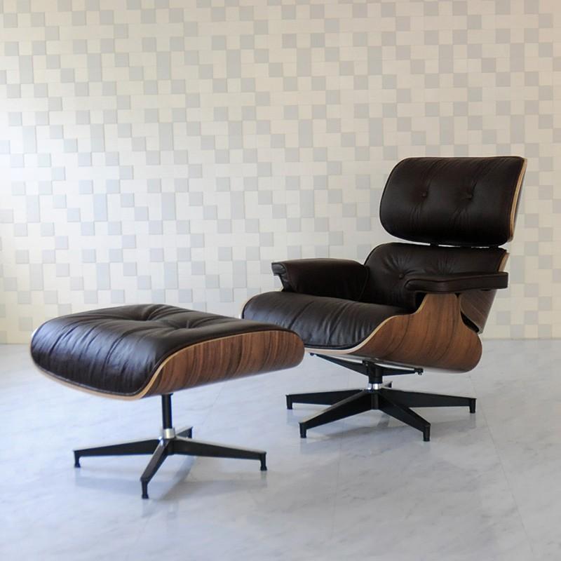 イームズラウンジチェア オットマン オイルワックスレザー仕様