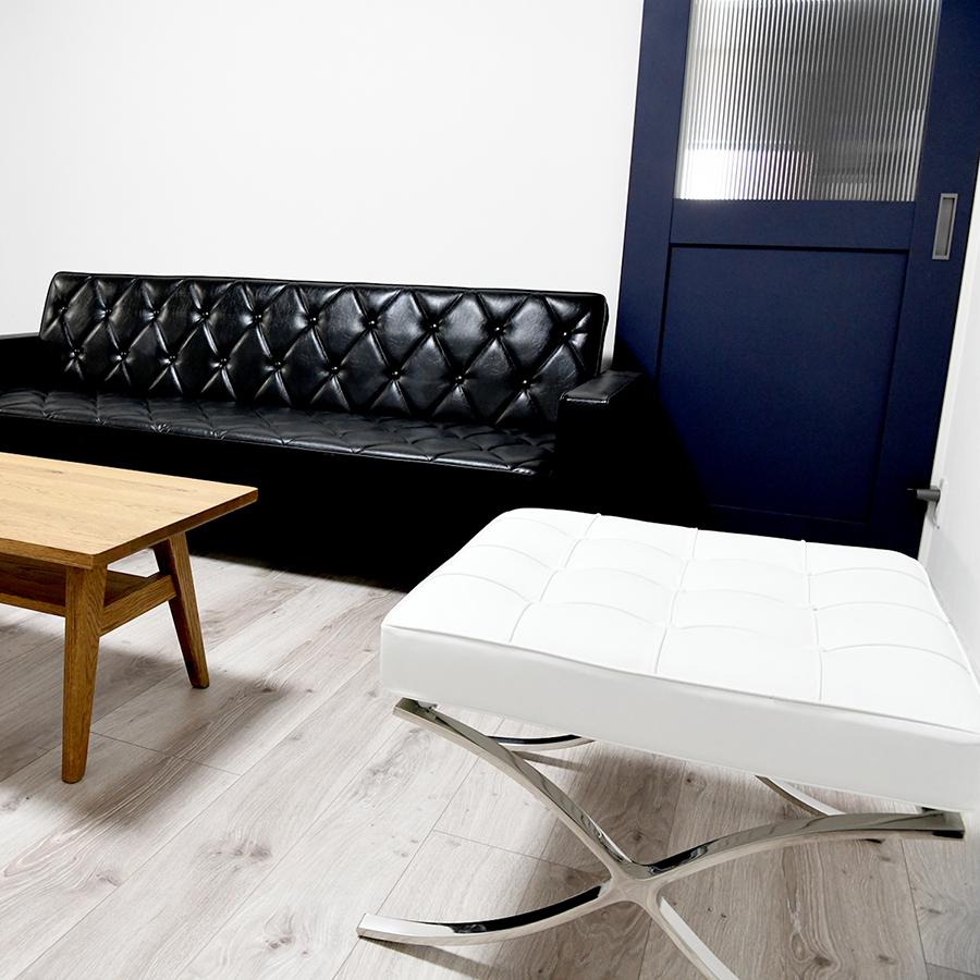 ミース・ファン・デル・ローエ バルセロナチェア オットマン